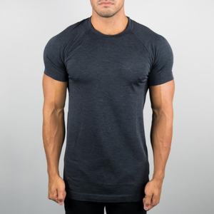 Camiseta Deportiva para Hombre, 95% Algodón, 5% Elastano, Dobladillo Curvo Redondeado, Corte Regular, Tejido Dobby Teñido en Hilo, Manga Corta, Ecológica, Activa - Product Image 3