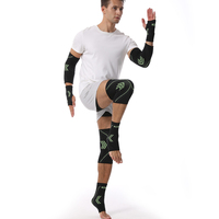 WOSWEIR Support de genou sportif, attelle de cheville en nylon, attelle de poignet pour la course, le basketball, la gym, l'entraînement, soulagement des douleurs articulaires