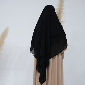 Loriya New Womens Dresses Hồi Giáo Quần Áo Abaya <span class=keywords><strong>Khimar</strong></span> Khăn Lớn Voan Dài Jilbab <span class=keywords><strong>Khimar</strong></span> Hijab Hồi Giáo Lớp Đầy Đủ Bìa - Product Image 6