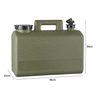 Conteneur de stockage d'eau de camping 28L seau de pêche pliant à la main avec brosse de nettoyage