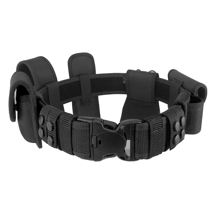 ZGJINLONG utilitaire Duty ceinture plate-forme moulée pochettes Kit tactique garde de sécurité ceinture modulaire équipement d'application de la loi