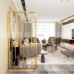 Oval Mirror Decorative Glass Partition <b>Wall</b> Divider with Stainless Steel Frame Waterproof and Easy Installation - Product Image 4