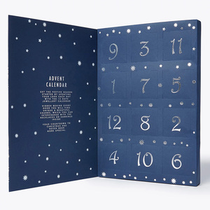 12 ngày của DIY trang điểm giáng sinh tông Advent lịch Hộp Tùy chỉnh bất ngờ bao bì Advent hộp - Product Image 6