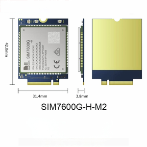 โมดูล Cat4 SIM7600G-H LTE LCC LGA รูปแบบ HSPA 30x30มม. + GSM UMTS FOTA <span class=keywords><strong>TLS</strong></span> SIM7600 SIM7500ชุดที่เข้ากันได้ - Product Image 2