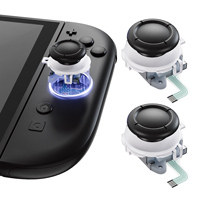 EXtremeRate Joystick 3D de remplacement blanc pour Nintendo Switch 2 Joycon