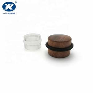 ऑनलाइन मार्केट राउंड पारदर्शी ऐक्रेलिक डोर स्टॉप फ़्लोर चिपकने वाला प्लास्टिक डोर स्टॉपर साफ़ बफ़र वॉल गार्ड - Product Image 5