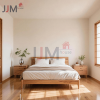 Maison mobile JJM facile à installer, maison conteneur extensible de 20 pieds avec chambre, cuisine, salon, design minimaliste préfabriqué