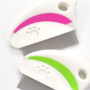 KingHon Manufacturer Pet Cleaning Removing Lice Long Needle Tick <b>Flea</b> Durable Stainless Steel <b>Flea</b> <b>Comb</b> - Product Image 4