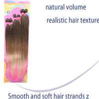 Commerce extérieur transfrontalier PARA TUDO Perruques et extensions de cheveux longs et lisses pré-collés pour femmes africaines noires, européennes/américaines