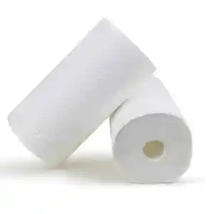 中国供应商油洁厨房纸2层白色卫生纸75张厨房卷纸