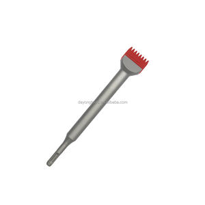 <span class=keywords><strong>Ciseau</strong></span> <span class=keywords><strong>à</strong></span> sculpter SDS Plus en acier allié <span class=keywords><strong>à</strong></span> tige ronde et pointe en V <span class=keywords><strong>à</strong></span> quatre dents pour <span class=keywords><strong>carrelage</strong></span>, béton, <span class=keywords><strong>brique</strong></span>, pierre et maçonnerie - Product Image 5