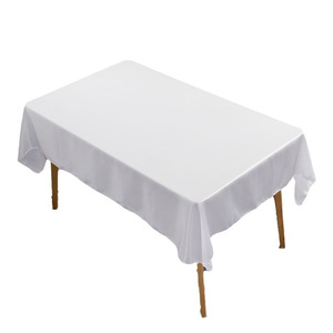 Luxury Satin Silver Rectangular <strong>Table</strong> <strong>Cloth</strong> for Wedding Events Custom Modern Woven Home Use - Product Image 4