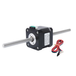 มอเตอร์สเต็ปเปอร์ <span class=keywords><strong>HANPOSE</strong></span> 1.5A 40N.CM 42HA40-T8 *8 แบบสกรู 100 มม. Nema17 12V สำหรับชิ้นส่วนเครื่องพิมพ์ 3 มิติ 4 สาย 12v แบบสกรู - Product Image 6