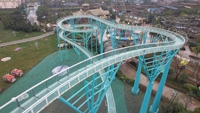 Glissière d'eau en verre pour parc d'aventure extérieur et culture scénique de tache et fabrication extérieure de parc d'attractions de tourisme