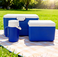 Ensemble complet de glacières isothermes avec blocs de glace, comprenant des glacières de 3 tailles pour le camping en famille, les pique-niques et les essentiels de plage