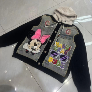 Abrigo de Invierno para <span class=keywords><strong>Mujer</strong></span> de Talla Grande con Diseño de Dibujos Animados a la Moda OC234 - Product Image 3