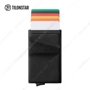 Tilonstar ที่ใส่บัตรเครดิตแบบพับบางป้องกันการโจรกรรมสำหรับการเดินทาง TG106เคสอะลูมิเนียม - Product Image 5