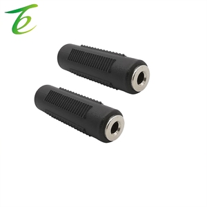 Connecteur audio stéréo femelle 3,5 mm vers femelle 3,5 mm, coupleur stéréo <span class=keywords><strong>jack</strong></span> 3,5 mm, câble d'extension audio pour MP3, DVD, casque, voiture AUX - Product Image 1