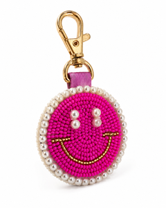 Sstringz Porte-clés fait main en perles acryliques pour le visage, étanche, de qualité supérieure, coloré, personnalisable, breloque de sac, accessoire cadeau - Product Image 3