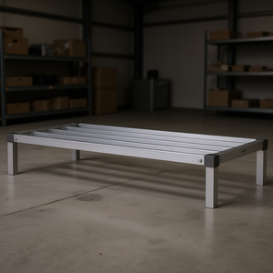 Estante de Almacenamiento de Aluminio de 48 x 20 x 8 Pulgadas, Estante de Almacenamiento Fijo, Estante Utilitario para Garaje, Industrial, de un Solo Nivel - Product Image 2