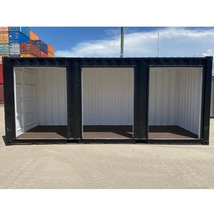 Khung thép 20ft 40ft prefab Modular di động di chuyển <span class=keywords><strong>Container</strong></span> vận chuyển kho lưu trữ nhà để xe để bán - Product Image 1