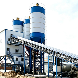 Dosificación de 60m³/h |   Planta Mezcladora de Concreto Eléctrica con Silo de Cemento - Product Image 1