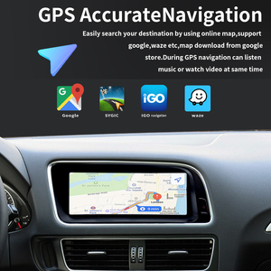 Stéréo multimédia Android sans fil 8,8 pouces pour Audi Q5 <span class=keywords><strong>2008</strong></span>-2017 avec CarPlay, écran tactile IPS, WIFI, 4G, BT, GPS et récepteur Navi – Vente en gros - Product Image 4