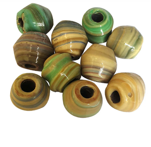 Cuentas de vidrio de Murano africanas de colores personalizados, ovaladas, sueltas a granel para la fabricación de joyas, servicio de muestra de la marca FE. - Product Image 3