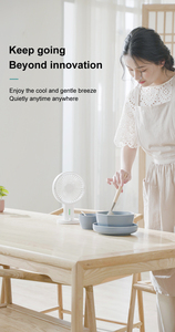 스탠드가 있는 테이블 팬 초저소음 휴대용 데스크탑 팬 내장 배터리 타입-C 충전식 팬 고품질 - Product Image 6