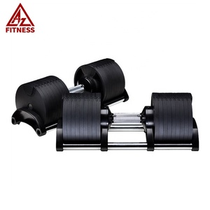 ชุดดัมเบลแบบปรับได้<span class=keywords><strong>70</strong></span>ปอนด์,ดัมเบลแบบปรับได้สีดำ32กก. น้ำหนักฟรีอุปกรณ์ออกกำลังกายปอนด์ในบ้านโลโก้แบบกำหนดเอง - Product Image 3