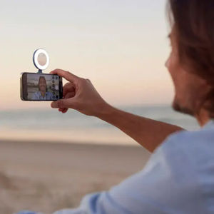 Lámpara de Panel Suave con Iluminación Zoom de 2W para Ordenador, para Estudios de Video y Maquillaje, para Teléfono y <span class=keywords><strong>YouTube</strong></span>, para Conferencias y Selfies - Product Image 2