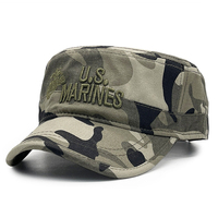 Nouvelles casquettes de camionneur brodées, casquettes personnalisées camouflage, casquettes plates, casquettes de baseball américaines