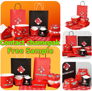 Emballage de boîte à churros en carton <span class=keywords><strong>blanc</strong></span> biodégradable écologique jetable de qualité alimentaire, gobelet à sauce en gros, emballage de collation - Product Image 5