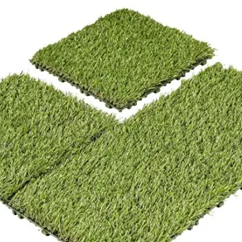 High quality garden floor design artificial grass tiles interlocking grass panels grass tiles