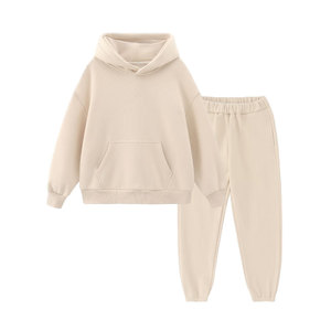 Kids Tracksuit Set with Matching <strong>Dog</strong> <strong>Hoodie</strong> Family Outfit Cotton Fleece Sweatshirt Jogger Pants Custom Logo OEM ODM Set - Product Image 2