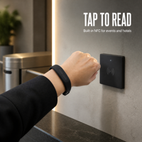 Bracelet intelligent en silicone NFC personnalisé avec logo, réglable, étanche, pour piscine, bracelet RFID