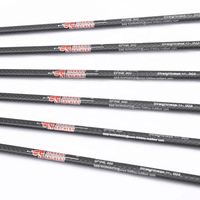 Flèches en carbone Linkboy Archery 32 pouces, tissage 3k, 250 spine, ID6.2mm, pour tir à l'arc traditionnel et chasse