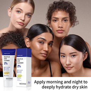<span class=keywords><strong>Nettoyant</strong></span> Visage Hydratant Anti-Acné à l'<span class=keywords><strong>Acide</strong></span> <span class=keywords><strong>Salicylique</strong></span> Marque Blanche – Contrôle du Sébum et Nettoyage en Profondeur - Product Image 6