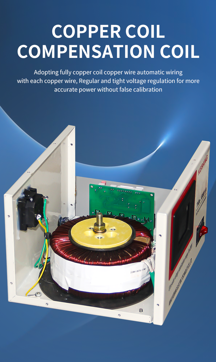 High Precision 1000VA 1500VA Voltage Stabilizer With Custom Input