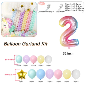 Hot bán cầu vồng bóng Garland Macaron bóng vòm Kit cho sinh nhật đám cưới GRAD cô dâu để được bên trang trí - Product Image 3