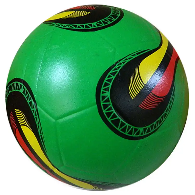 Yiwu bola de futebol de borracha, novo design de fábrica, tamanho 5