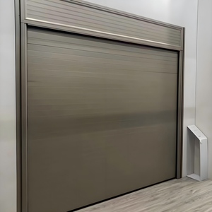 Portes <span class=keywords><strong>de</strong></span> <span class=keywords><strong>garage</strong></span> automatiques à enroulement moderne avec des caractéristiques imperméables en alliage d'aluminium, surface finie - Product Image 1