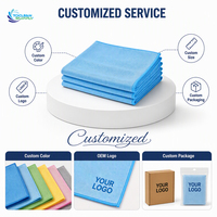 Serviette de séchage microfibre pour voiture, épaisse, personnalisée, effet écaille de poisson, 350 GSM, certifiée ISO9001