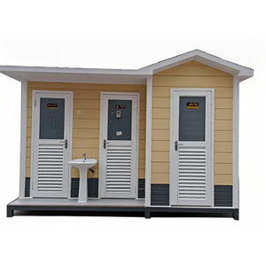 Baño Portátil Prefabricado de Panel Sándwich Moderno y Duradero para Uso Público en Exteriores - Product Image 1