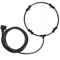Système de refroidissement par brumisation A62 avec anneau de ventilateur pour usage extérieur, kit de brumisation et d'irrigation pour serre