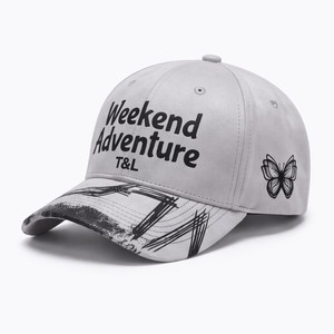 Gorra de Béisbol Deportiva de 6 Paneles T&L, de Cuero Sintético Oxford, con Logotipo Bordado Plano Personalizado, Ajustable, para Deportes al Aire Libre - Product Image 1