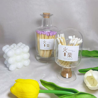 Bouteille en verre de 37*60mm pour allumettes |   Bâtons de feu portables et esthétiques