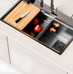 Fregadero Individual Grande con Filtro Nano Extra Grueso, Acero Inoxidable 304 para Restaurante y Cocina - Product Image 6