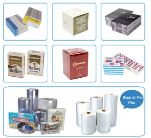 Tự Động Tốc Độ Cao 3D Phim Giấy Bóng Kính Bao Bì Máy Móc Cho Bao Cao Su Bóng Đèn Nước Hoa Hộp Giấy Bóng Kính Overwrapping Máy Đóng Gói - Product Image 2