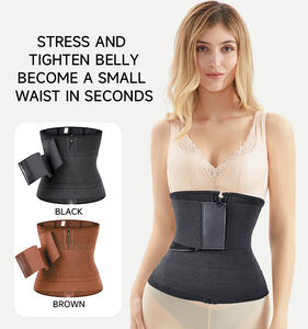 Custom Logo due cintura Shaper vita da donna in acciaio dimagrante corsetto disossato guaine Trainer - Product Image 2